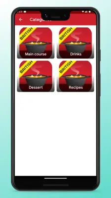 British Food Recipes and Cooking android App screenshot 1